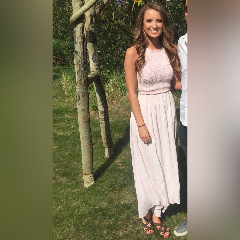 Pink Hollister Halter Dress